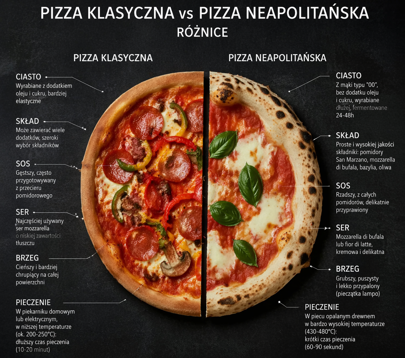 pizza klasyczna vs neopolitana