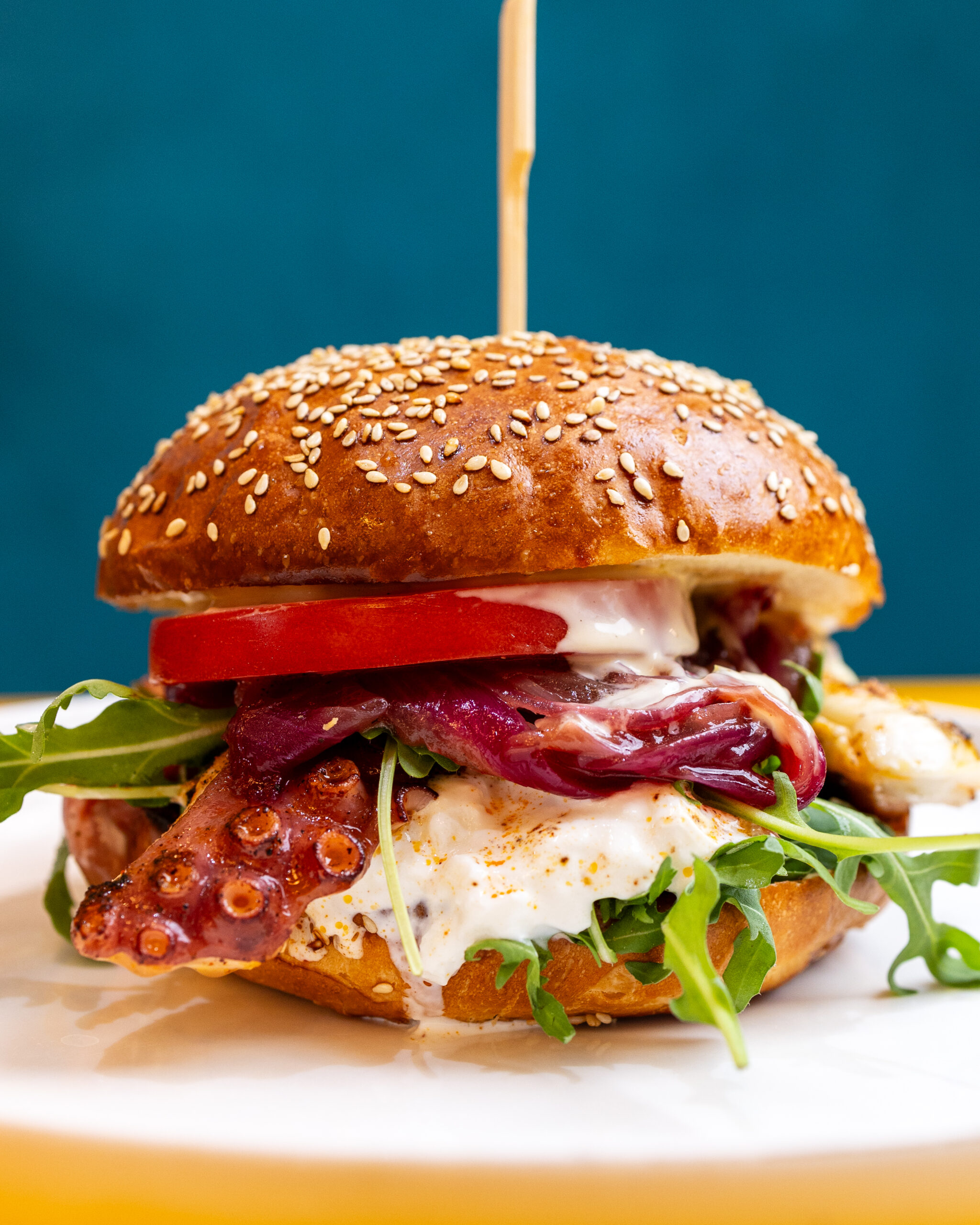 Burger di Polpo w Mollinari Wrocław