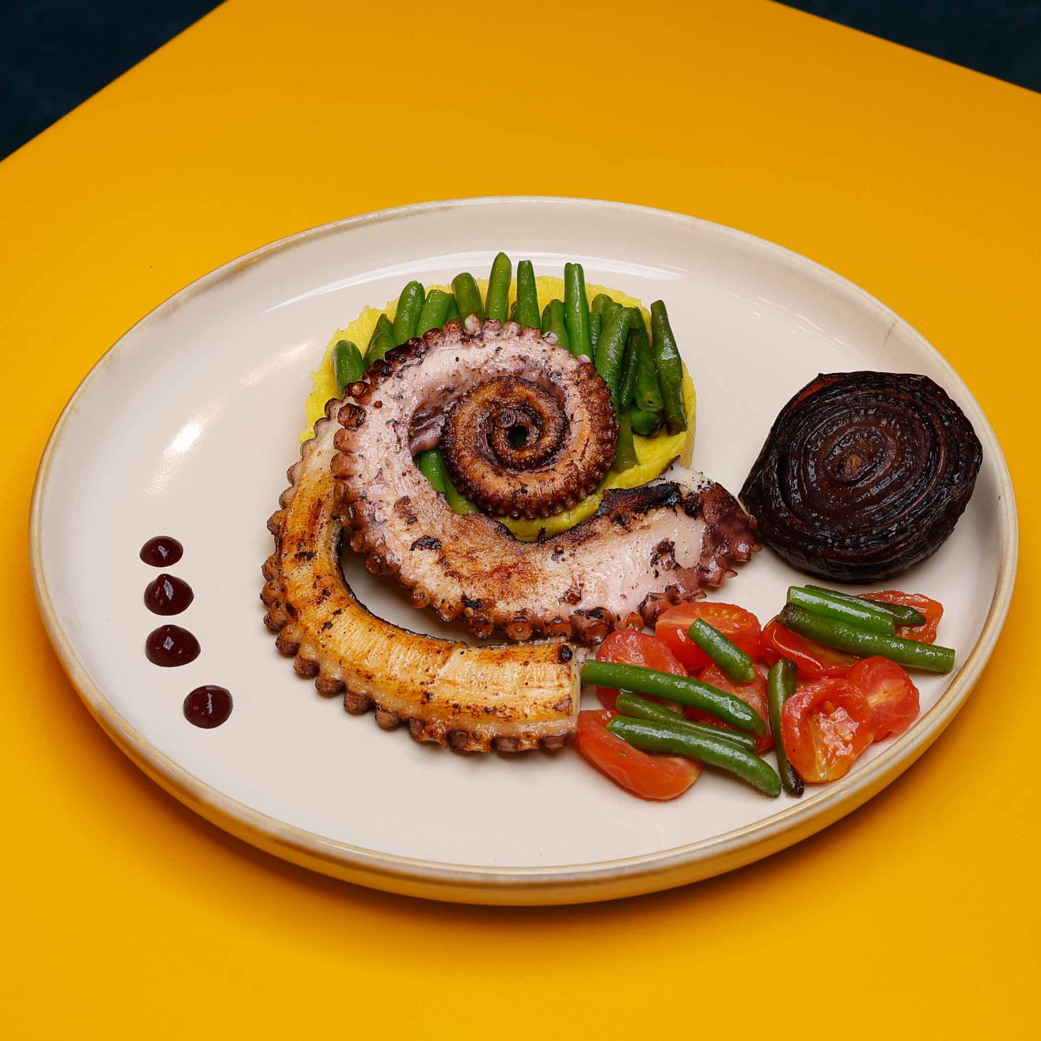 Ośmiornica na Aksamitnym Purée